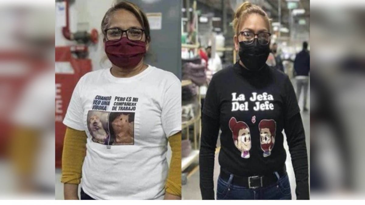 ¡Fuera estrés!, maquiladora pide a sus empleados vestir playeras con memes