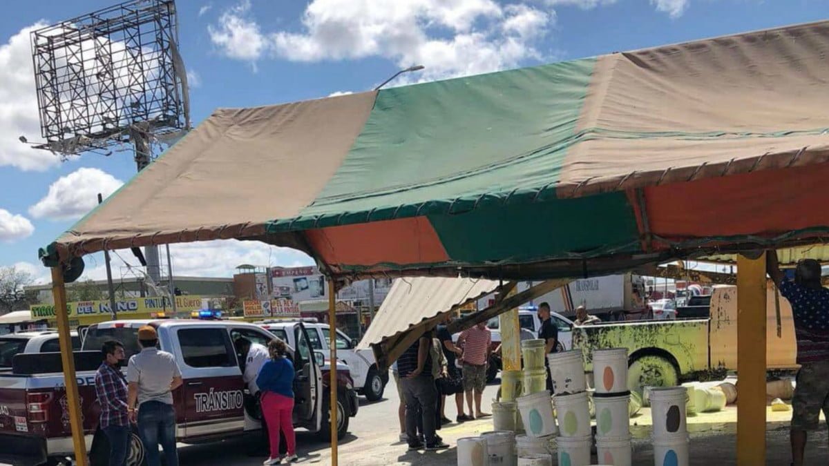 Entre la vida y la muerte peatón arrollado en Matamoros