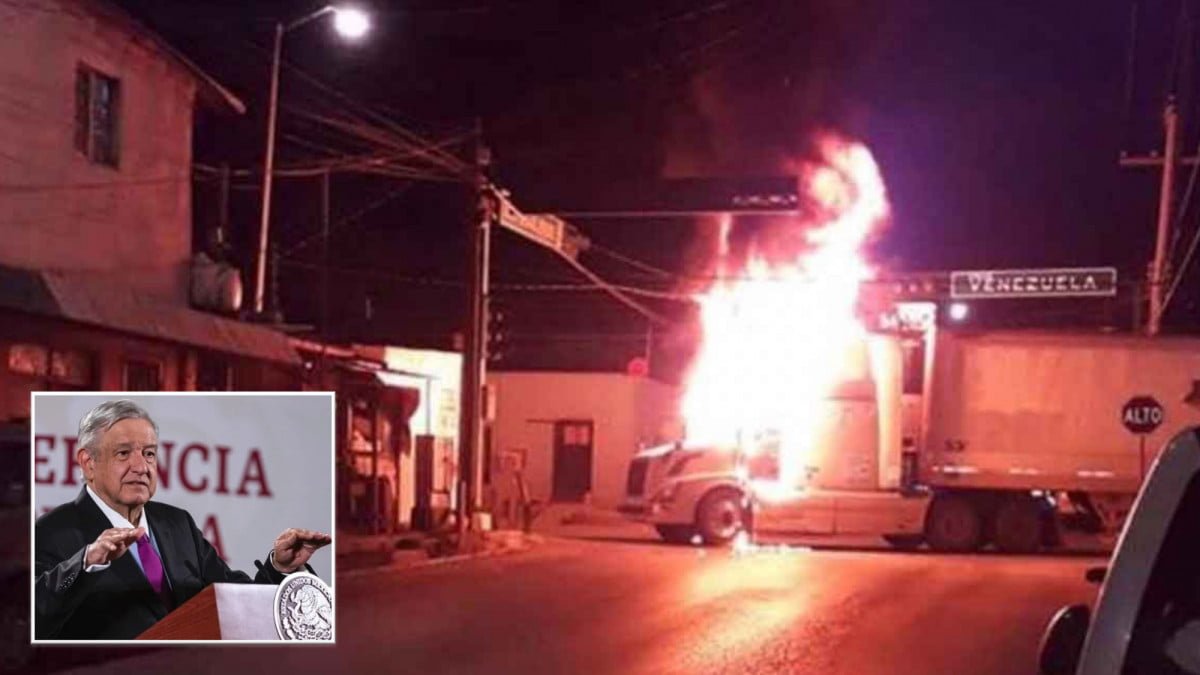 “Todo ha vuelto a la normalidad”, afirma AMLO tras violencia en Nuevo Laredo