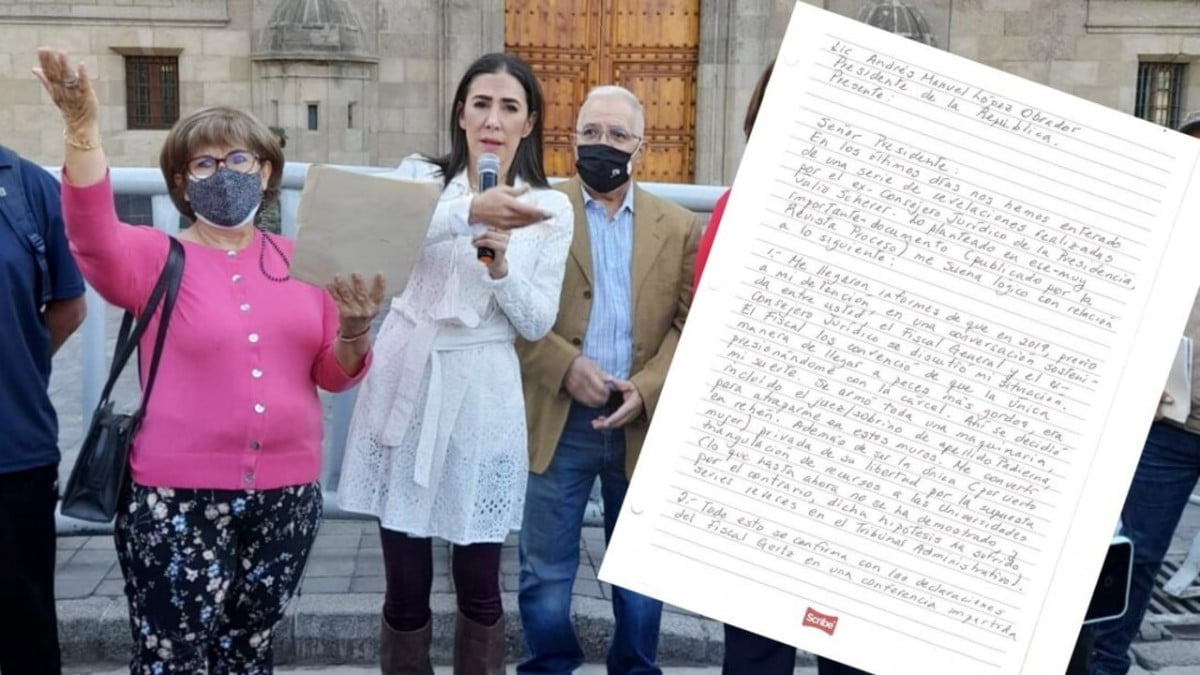 Rosario Robles envía carta a AMLO acusando a Gertz Manero 