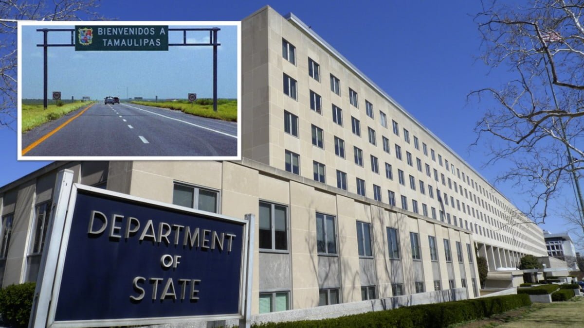 Estados Unidos actualiza alerta de viaje sobre no viajar a Tamaulipas 