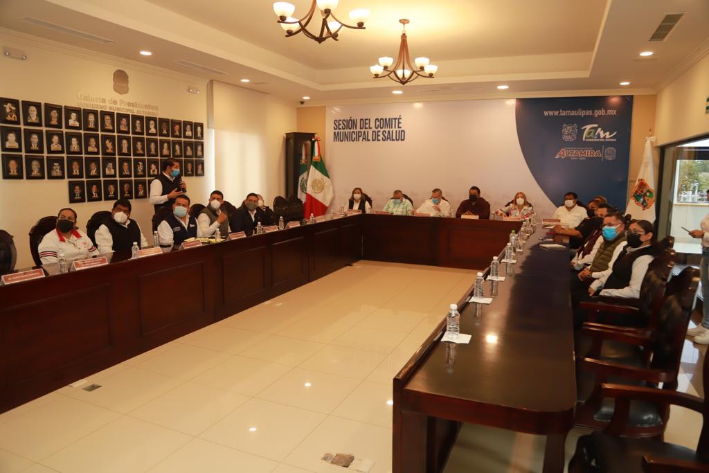 Comité municipal de salud efectúa importante sesión de trabajo