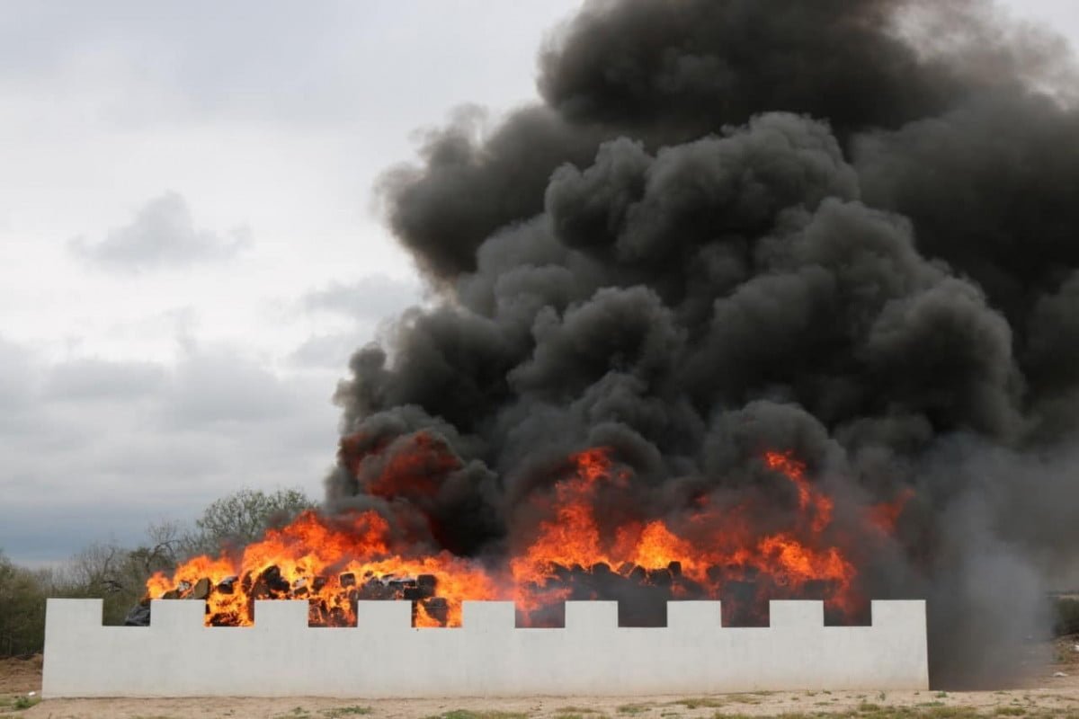 Incinera FGR más de cuatro toneladas de drogas