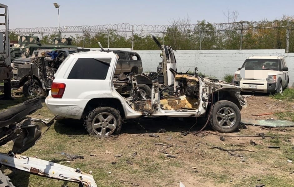 FGR destruye 12 vehículos “monstruo” en Reynosa