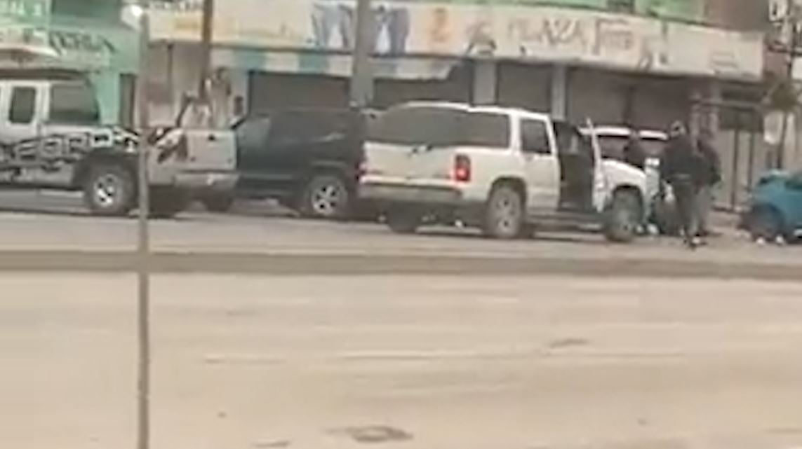 Se registra balacera a plena luz del día en frontera de Tamaulipas