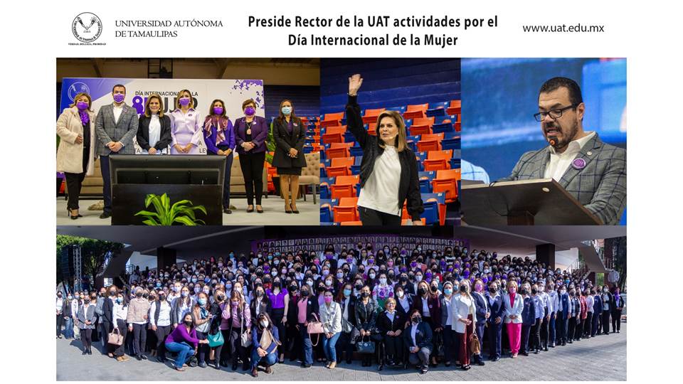 Preside Rector de la UAT actividades por el Día Internacional de la Mujer