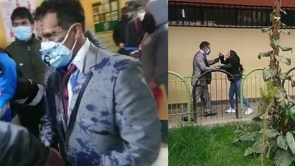 Joven interrumpe la boda de su padre para exigirle pensión alimenticia a sus hermanitos