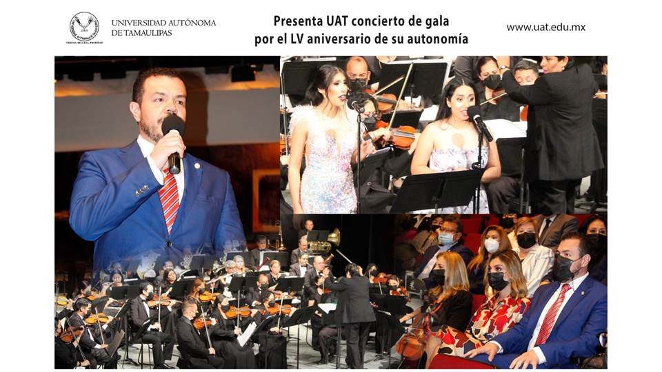 Presenta la UAT concierto de gala por el LV aniversario de su autonomía