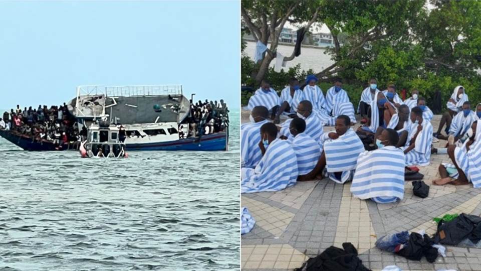 Detienen a 300 migrantes haitianos en Florida
