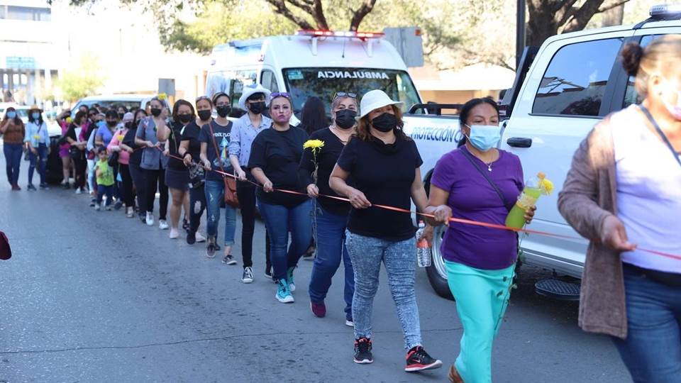Llevan a cabo Marcha del Silencio en Nuevo Laredo