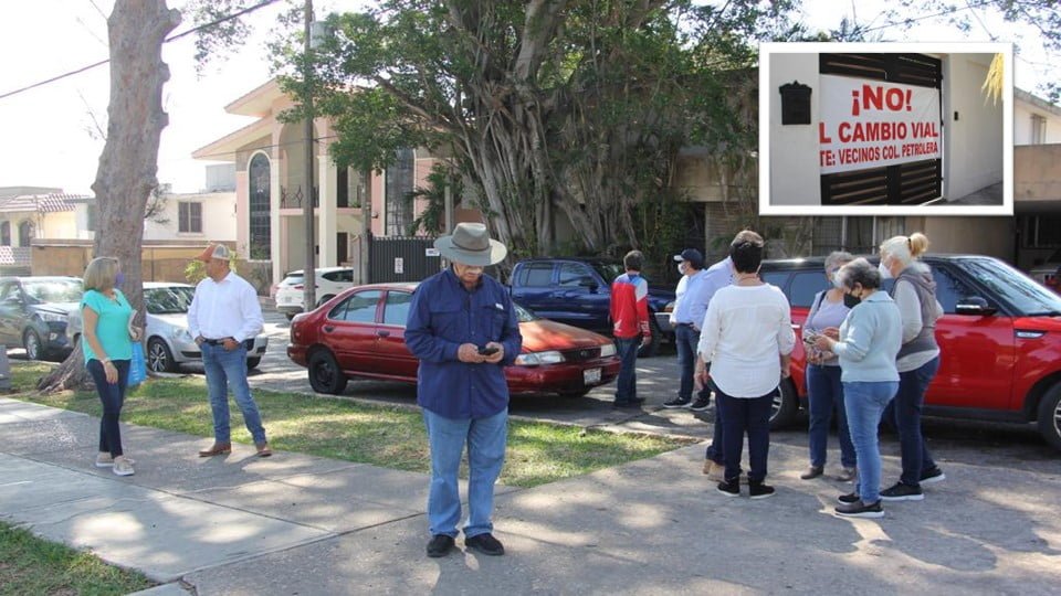 Vecinos manifiestan molestia por cambio en circulación de calles en Tampico