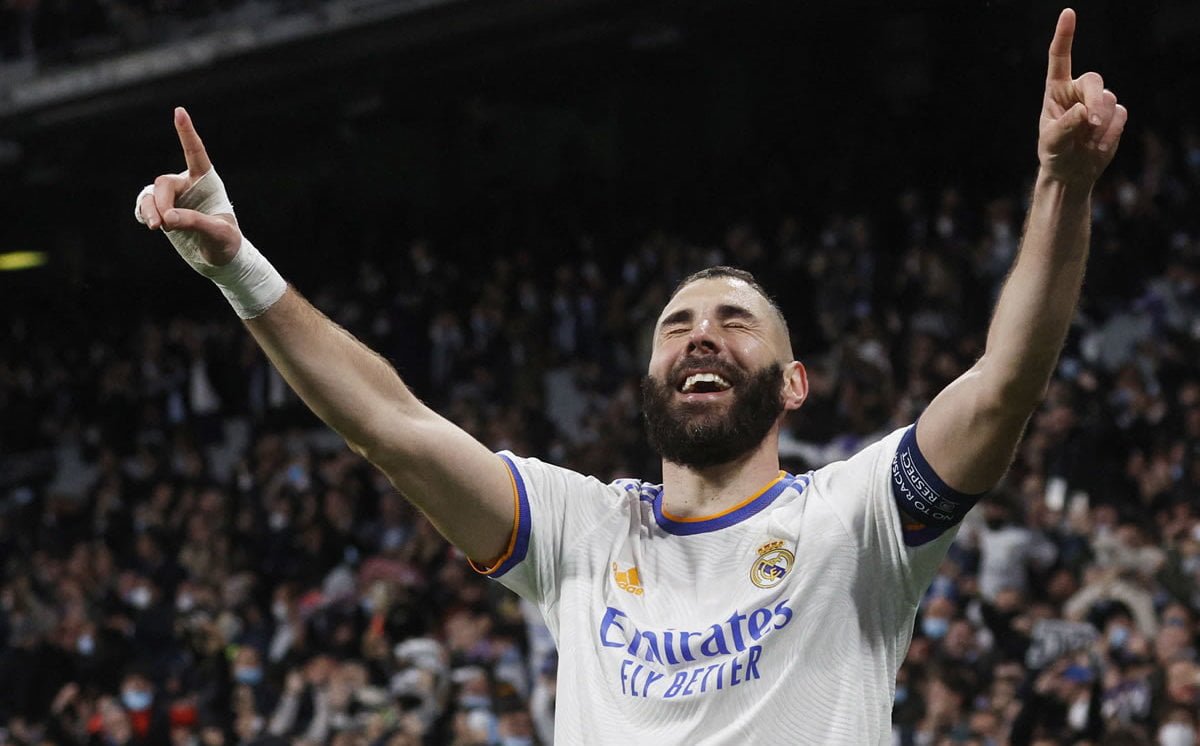 Real Madrid elimina al PSG con hat-trick de Karim Benzema