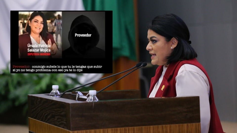 Filtran audio de la Diputada Úrsula Salazar, expone supuesto tráfico de influencias