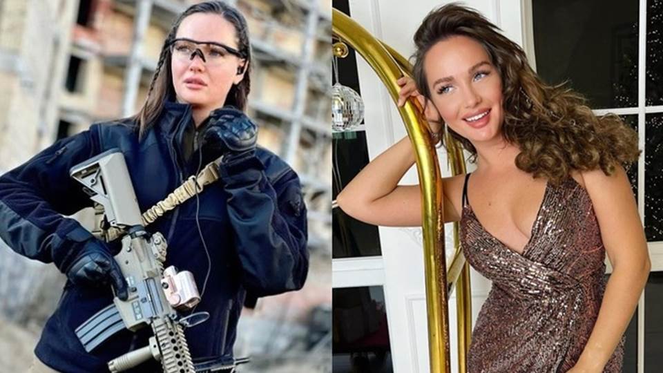 Afirma Miss Ucrania que las fotos en su perfil son para inspirar y que no se unió al ejército
