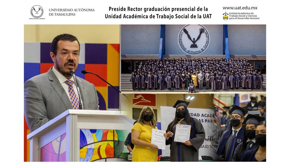 Entrega Rector de la UAT cartas a egresados de Trabajo Social, Psicología y Nutrición