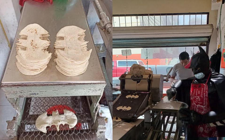 Crean tortillas inspiradas en Batman