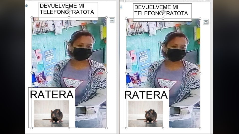 Fardera sustrae celular de una papelería; ya fue boletinada