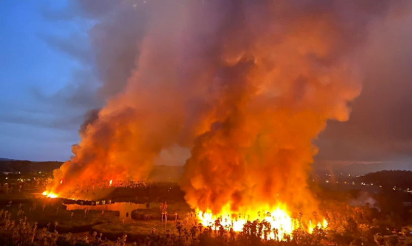 ¡Fuera de control! Incendio en sierra de Santiago NL lleva 4 mil hectáreas consumidas
