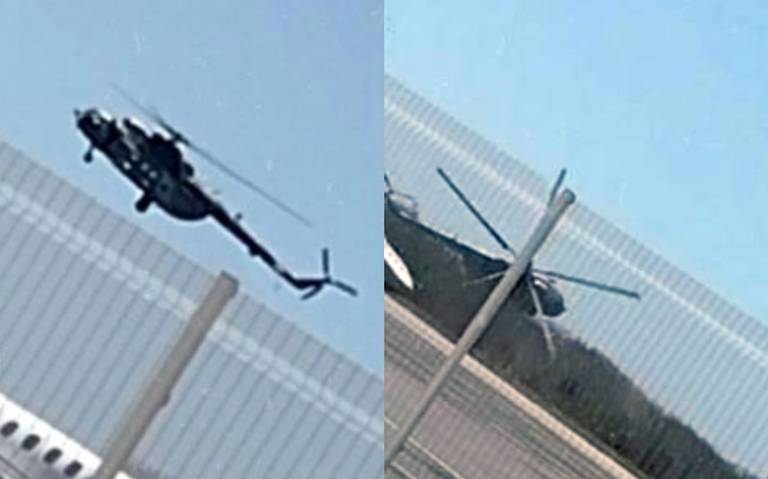 Se desploma helicóptero de Marina en Mazatlán, Sinaloa