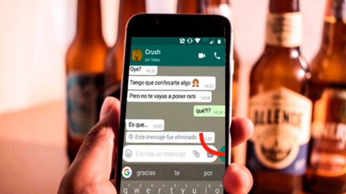  ¡Adiós a mensaje bochornosos! Crean modo “Borracho” para WhatsApp