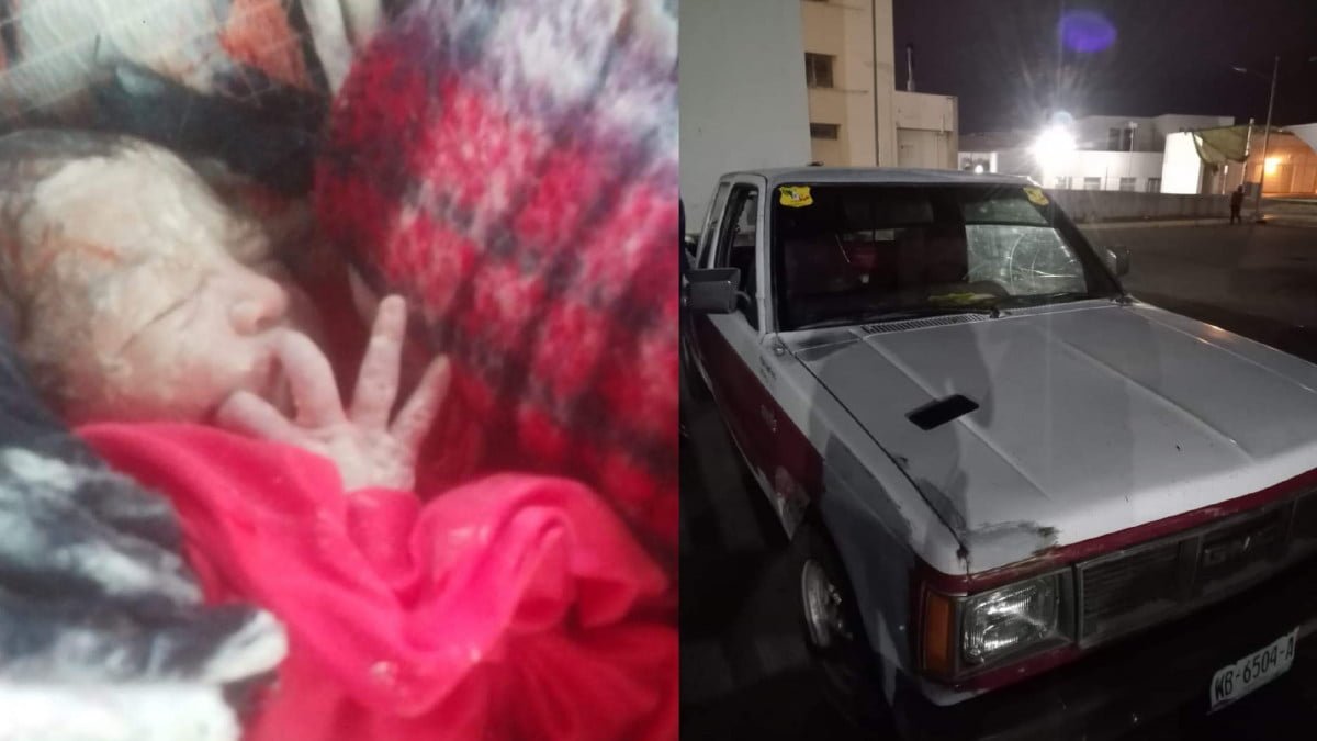 Joven da a luz a bordo de camioneta en pleno bouleverad de Cd. Madero