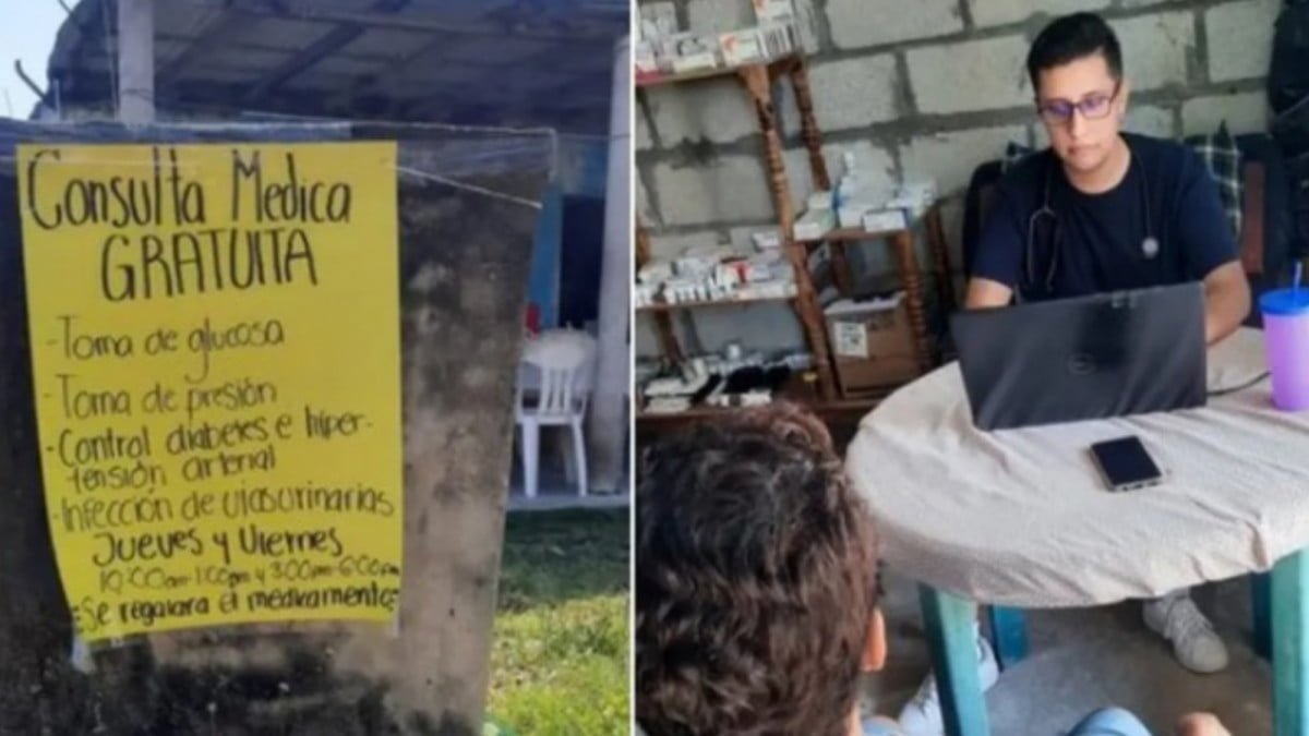 Tras terminar su carrera de medicina, joven cumple promesa a su madre y da consultas gratis