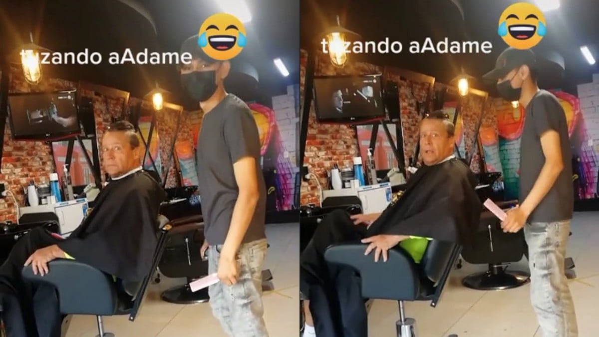 Joven se burla de Alfredo Adame mientras se cortaba el cabello; “Vete de aquí”