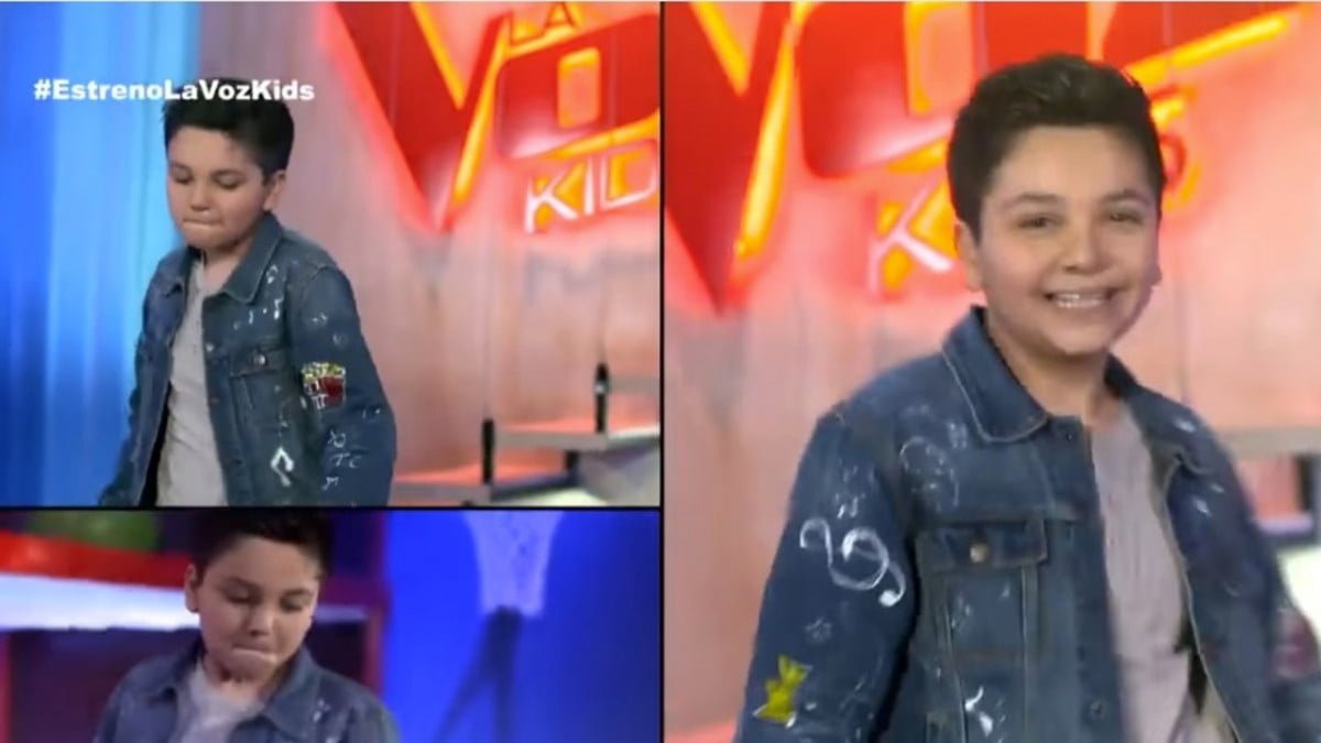 José Antonio, niño originario de Tamaulipas que participa en La Voz Kids