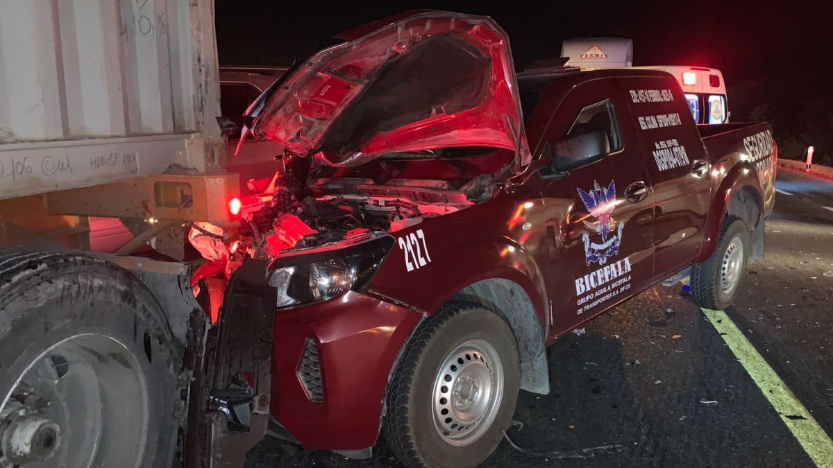 Doble accidente paraliza vialidad en la carretera Victoria-Zaragoza