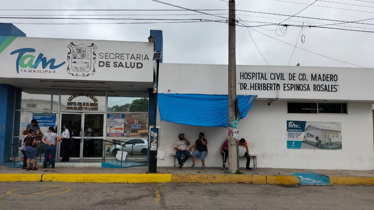 Trabajadores del Hospital Civil de Madero amagan con protesta