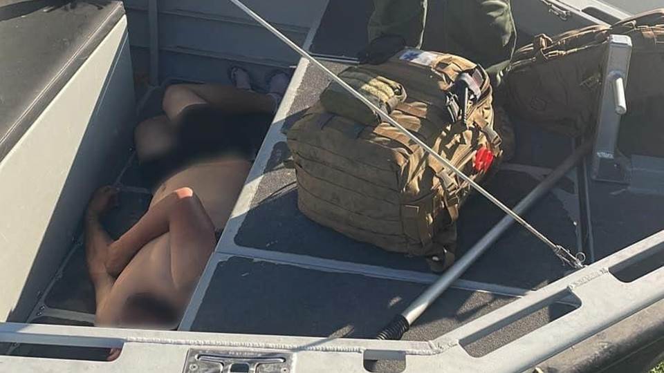 Salva unidad de marina a ilegal a punto de ahogarse en el Bravo