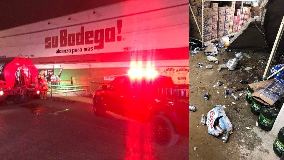 Explota centro comercial en Altamira