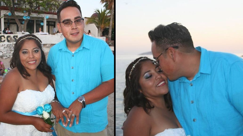 Pareja de tamaulipecos revela cómo hicieron su boda con 9 mil pesos en la playa