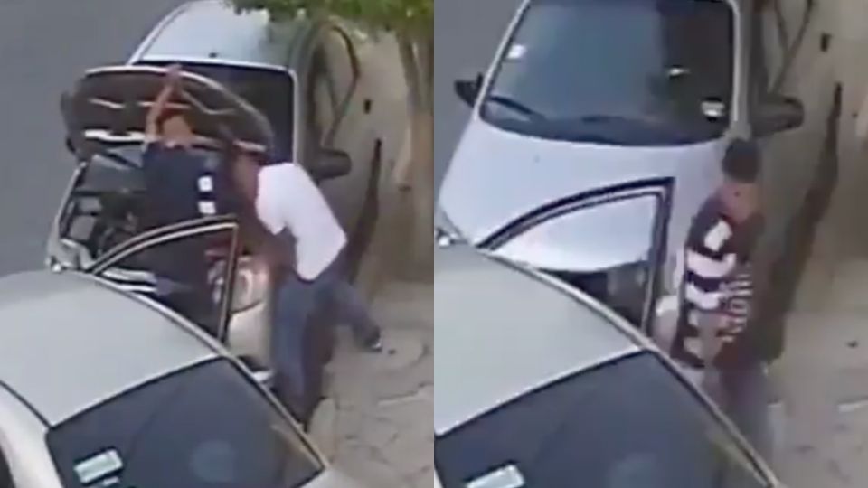 ¡¡Impresionante!! Roban computadora de un auto en menos de un minuto