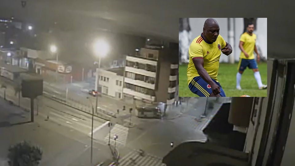 Escalofriante choque deja en estado crítico a futbolista colombiano