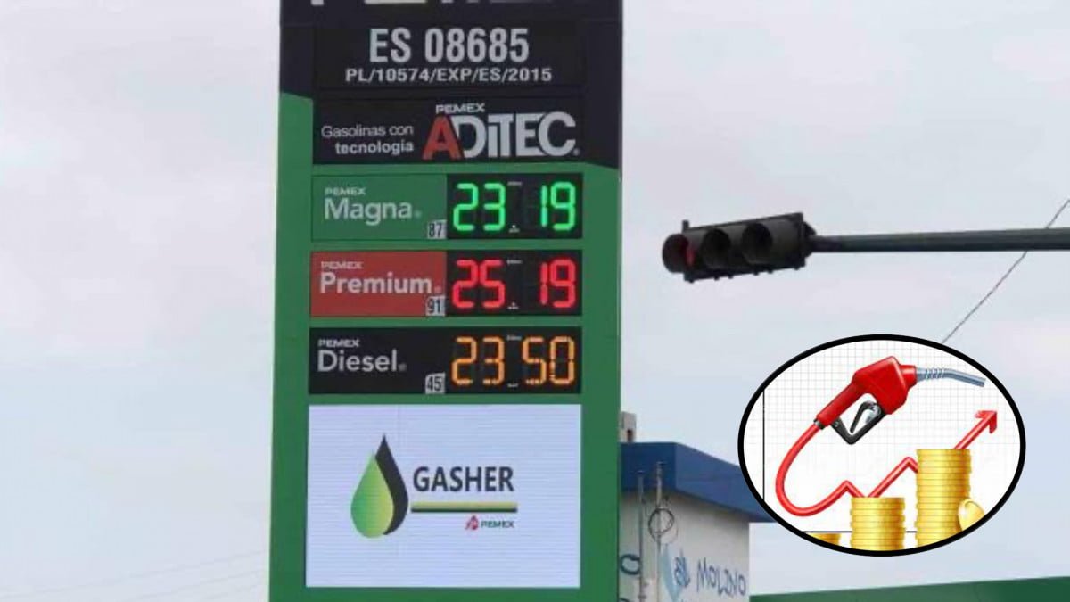 Se dispara precio de gasolina en Matamoros, magna llega a los 23