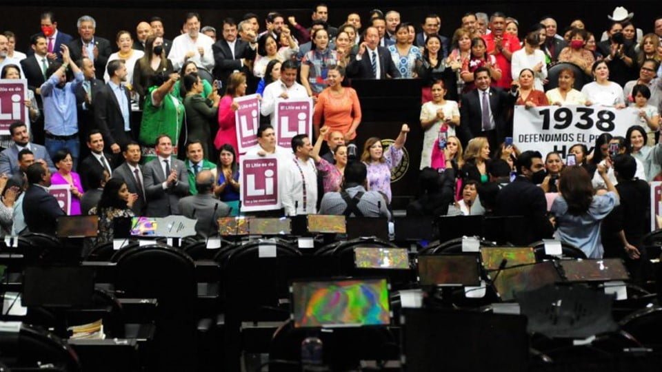 Diputados aprueban las reformas a la Ley Minera para nacionalizar el litio