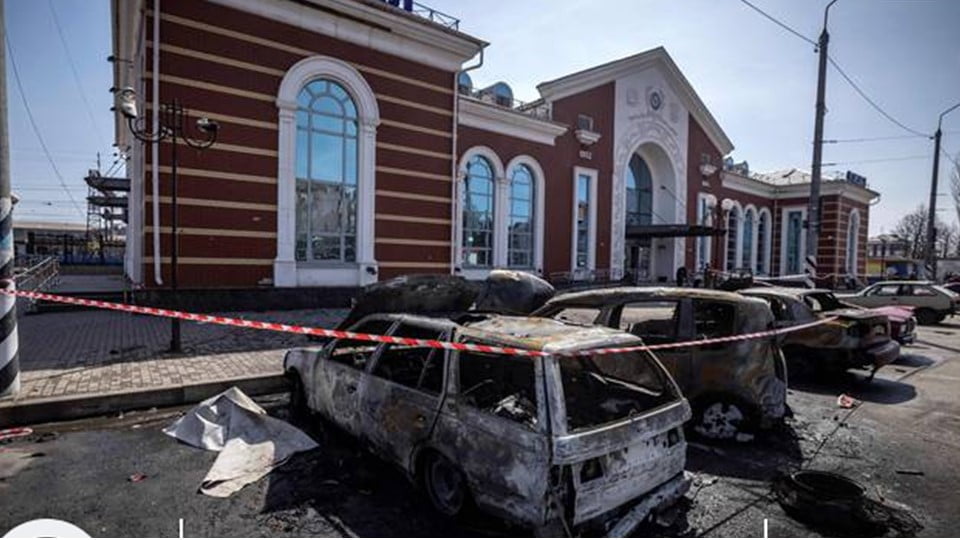 Suman a 50 los muertos tras ataque en estación de Kramatorsk, Ucrania