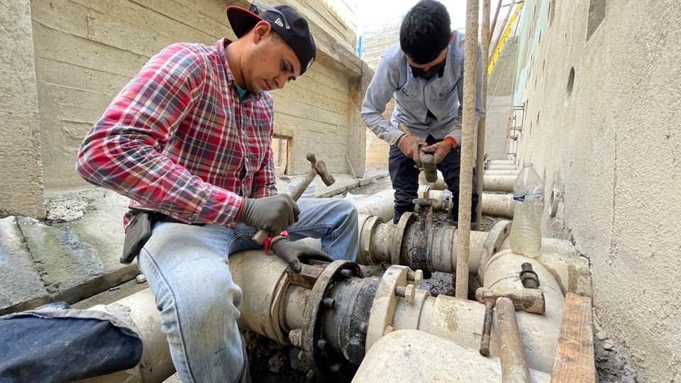 Habrá baja presión de agua por reparaciones