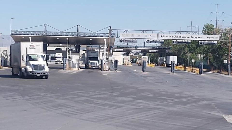 Suspenden inspecciones en puentes internacionales de Chihuahua, Tamaulipas y Coahuila