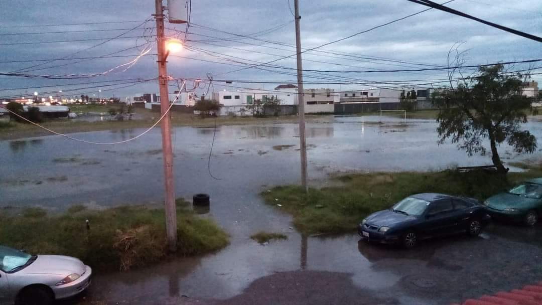Tormenta durante madrugada deja a Matamoros inundado y sin luz