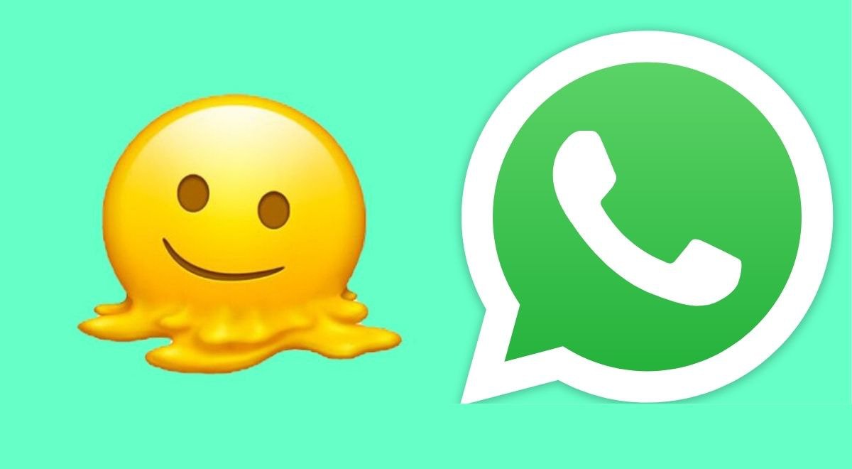 Te decimos que significado tiene el emoji de la cara derretida en WhatsApp