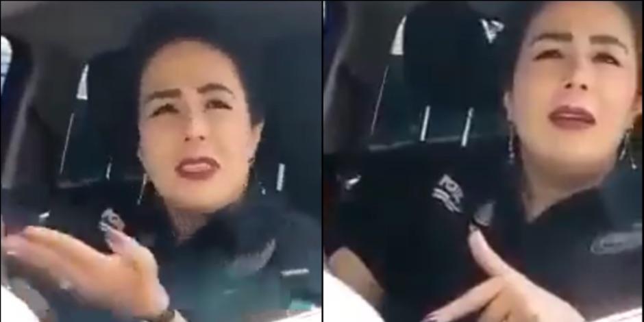“Con una llamada viene mi gente”: Aparece #LadyFGR y se niega a pagar por daños a ciclista