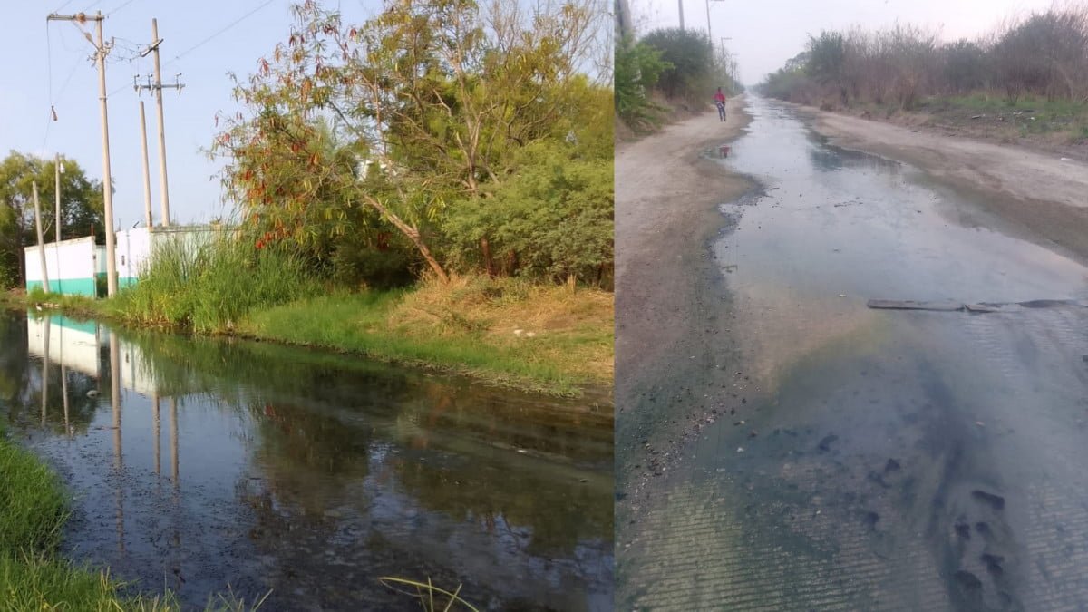 Familias llevan viviendo entre aguas negras por más de 6 meses