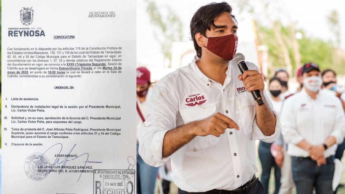 Alcalde de Reynosa solicitará licencia para dejar su cargo