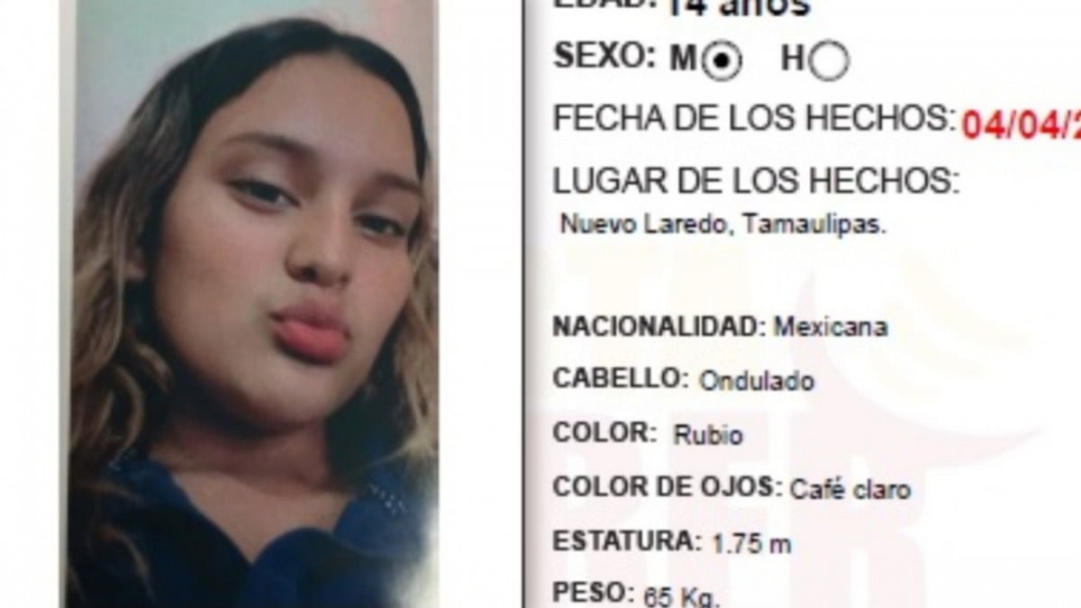 Buscan a joven de 14 años desaparecida en Tamaulipas