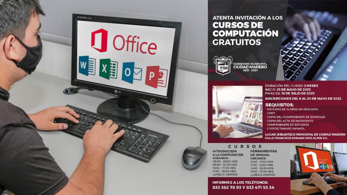 Invitan a cursos de computación en la biblioteca municipal