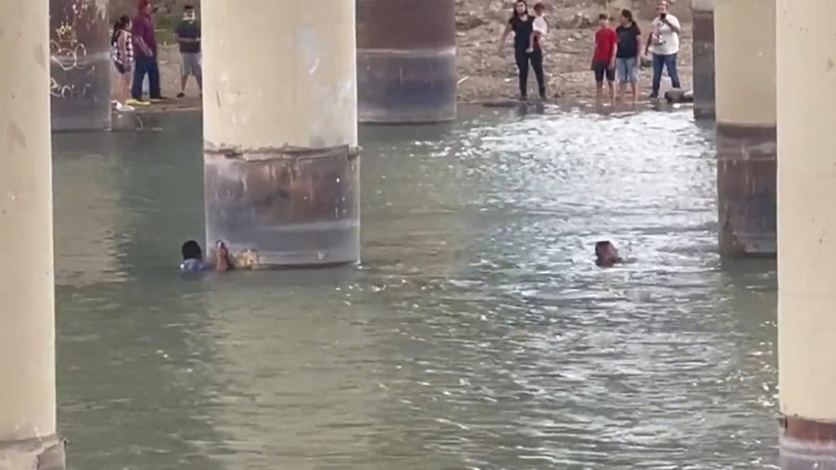Muere hombre ahogado en el río Bravo frente a agentes de la Guardia Nacional