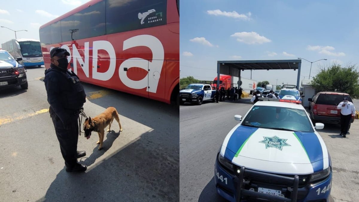 Instalan operativo contra migrantes en Km 26 de Nuevo Laredo
