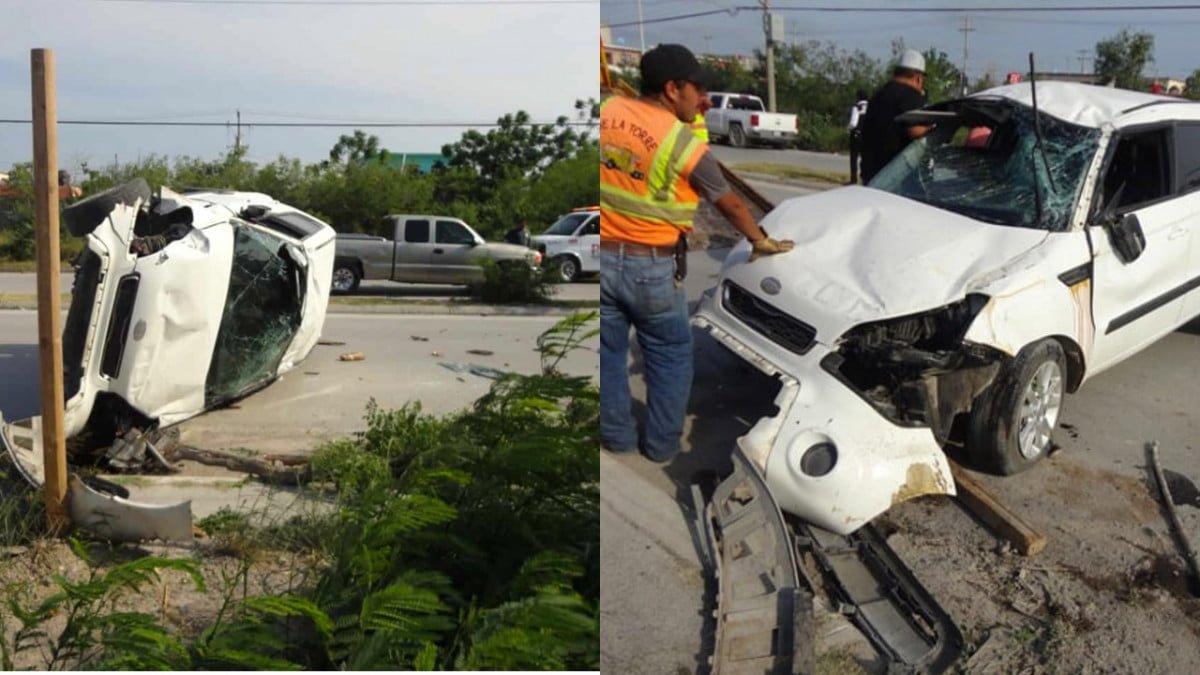 Joven de 12 años conducía a exceso de velocidad y termina volcándose